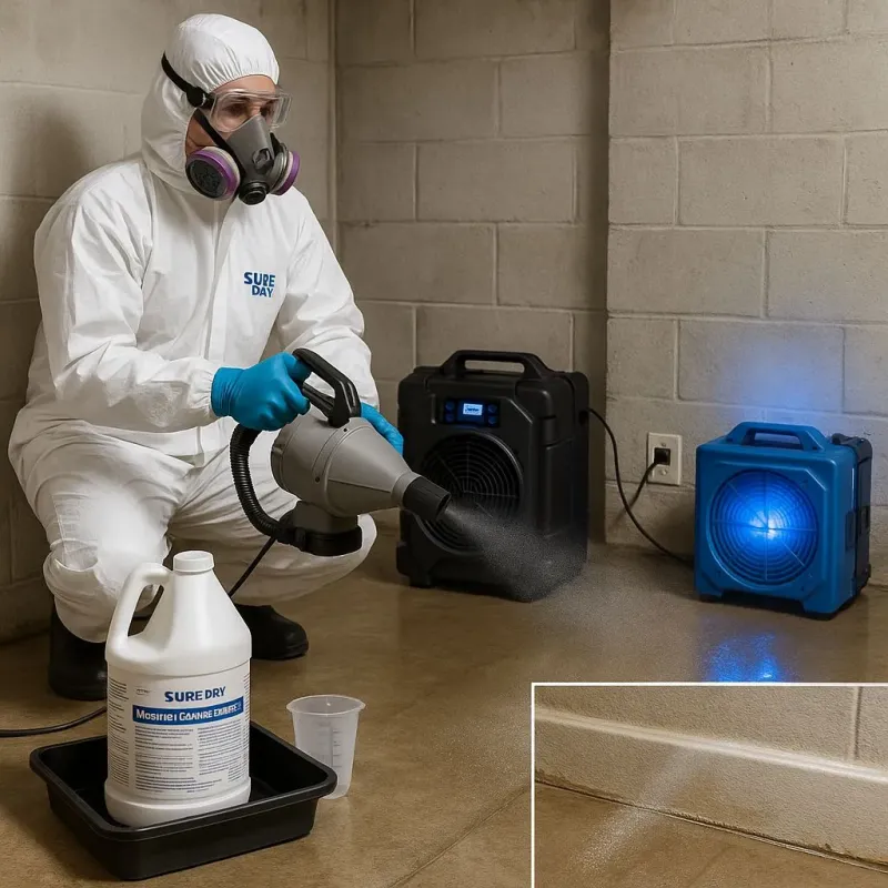 Sanitization and Odor Removal process in San Bernardino, CA