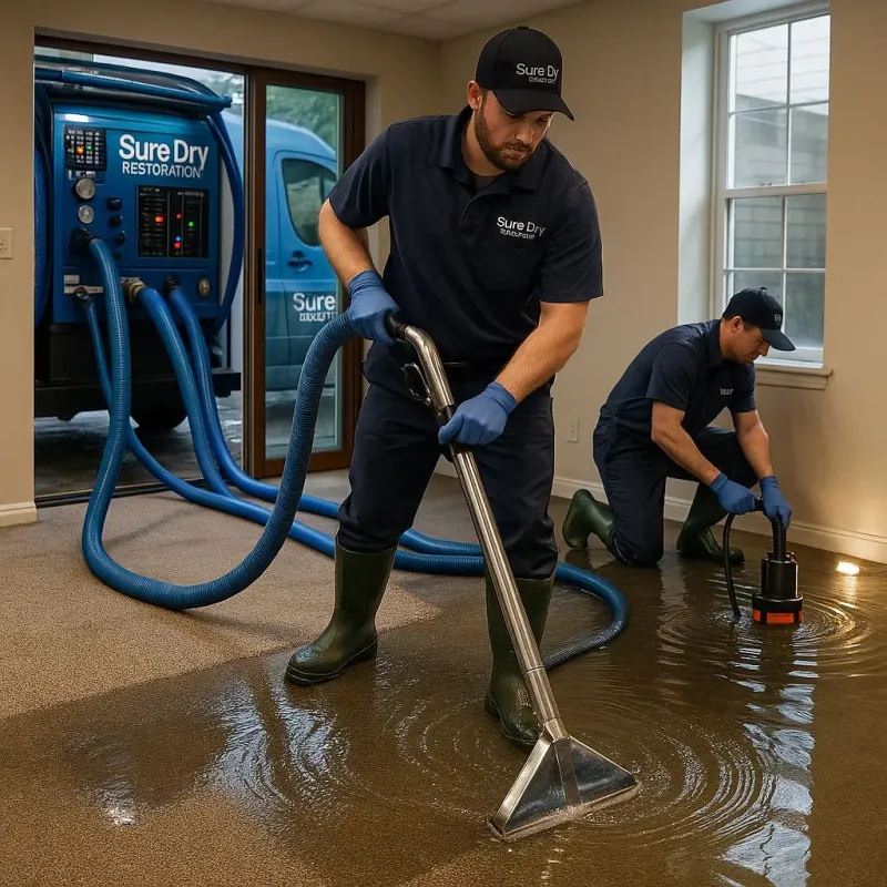 Water Extraction and Removal process in San Bernardino, CA